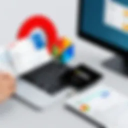 Visual representation of ACH payment integration with Zoho Invoice