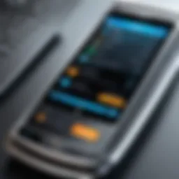 User interface of Vonage Business Softphone showcasing its features